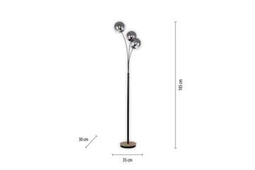 Widow Just Light Golvlampa - Wood - Belysning - Lampor & belysning inomhus - Golvlampa