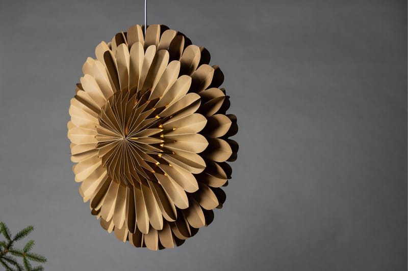 Järvsön Adventsstjärna / Jullampa 60 cm - Brun - Belysning - Julbelysning - Adventsstjärna