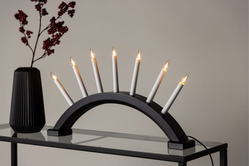 Kebnekaise Ljusstake - Svart - Belysning - Julbelysning - Jullampor