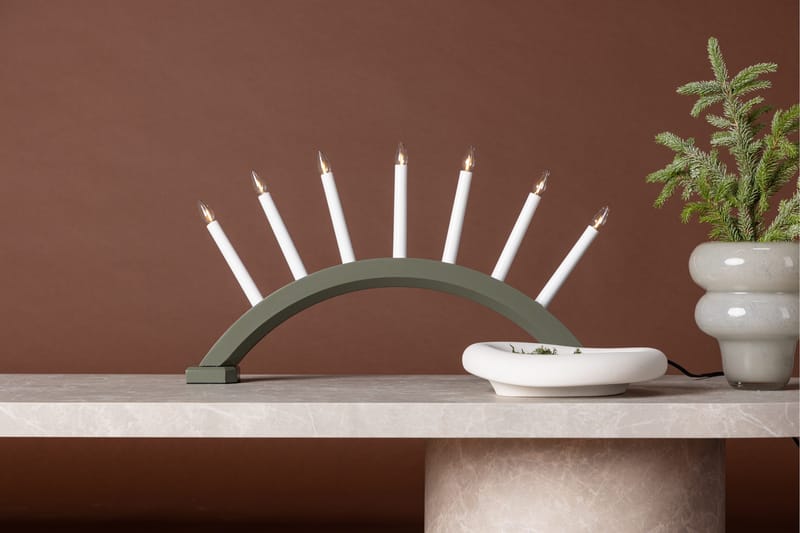 Kebnekaise Ljusstake - Grön - Belysning - Julbelysning - Jullampor