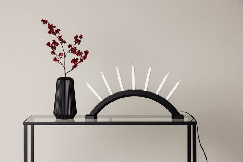 Kebnekaise Ljusstake - Svart - Belysning - Julbelysning - Jullampor