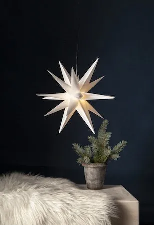 Alice Stjärna 33 cm - vit - Belysning - Julbelysning - Julbelysning utomhus
