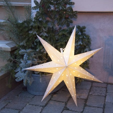 Alice Stjärna belysning 60 cm - vit - Belysning - Julbelysning - Julbelysning utomhus