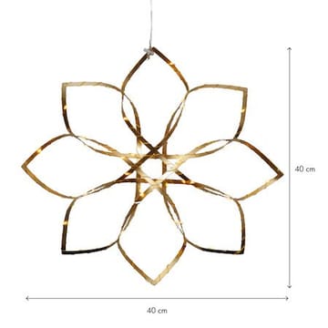 Amaze Hängande dekoration 40 cm - mässingsfärgad guld - Belysning - Julbelysning - Jullampor