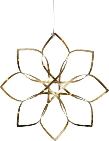 Amaze Hängande dekoration 40 cm - mässingsfärgad guld - Belysning - Julbelysning - Jullampor