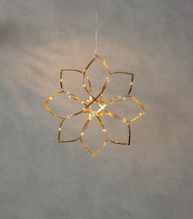 Amaze Hängande dekoration 40 cm - mässingsfärgad guld - Belysning - Julbelysning - Jullampor
