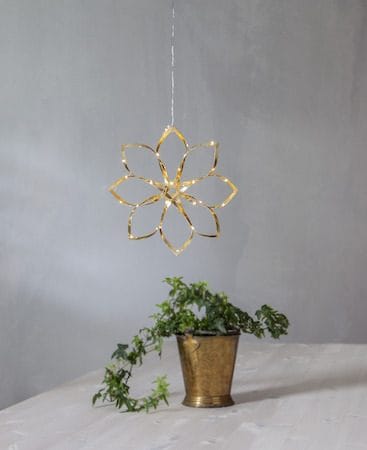 Amaze Hängande dekoration belysning 30 cm - guld - Belysning - Julbelysning - Jullampor