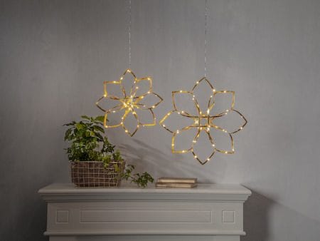 Amaze Hängande dekoration belysning 30 cm - guld - Belysning - Julbelysning - Jullampor