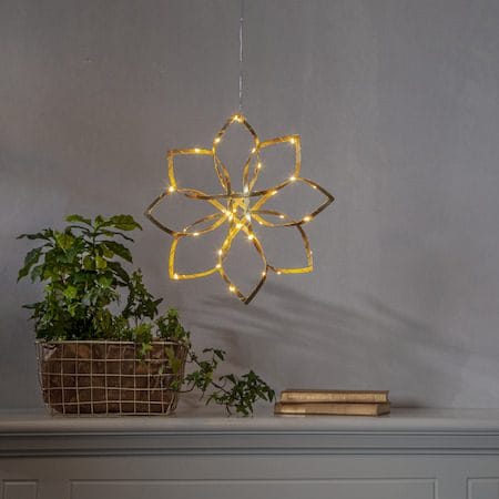 Amaze Hängande dekoration belysning 30 cm - guld - Belysning - Julbelysning - Jullampor