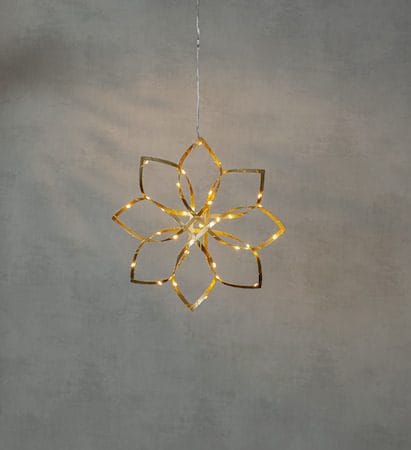 Amaze Hängande dekoration belysning 30 cm - guld - Belysning - Julbelysning - Jullampor
