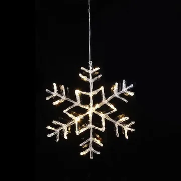 Antarctica LED-Snöflinga Jul Utomhus 40 cm 24 Varmvita Ljus - Varmvit - Belysning - Julbelysning - Julbelysning utomhus