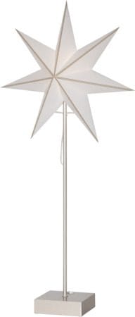Astro Stjärna på fot 35 cm - vit och beige - Belysning - Julbelysning - Jullampor