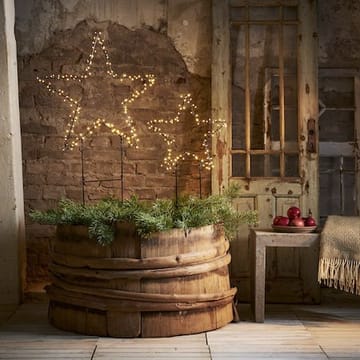 Barlumi Siluett Hög Adventsstjärna på Fot 80 cm - Jullampa i Metall - Svart - Belysning - Julbelysning - Adventsstjärna