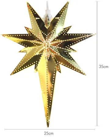 Betlehem Julstjärna 25 cm - mässing - Belysning - Julbelysning - Jullampor