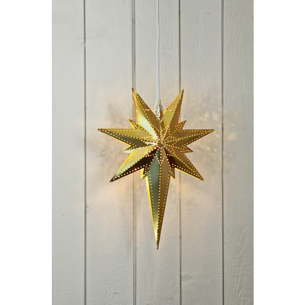 Betlehem Liten Adventsstjärna 25 cm – Jullampa i metall - Koppar - Belysning - Julbelysning - Adventsstjärna
