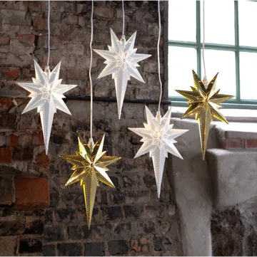 Betlehem Liten Adventsstjärna 25 cm – Jullampa i metall - Koppar - Belysning - Julbelysning - Adventsstjärna
