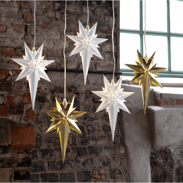 Betlehem Liten Adventsstjärna 25 cm – Jullampa i metall - Koppar - Belysning - Julbelysning - Adventsstjärna