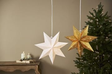 Classic Adventsstjärna 45 cm – Jullampa i papper - Vit - Belysning - Julbelysning - Adventsstjärna