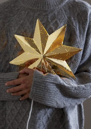 Classic Julstjärna 28 cm - mässing - Belysning - Julbelysning - Jullampor