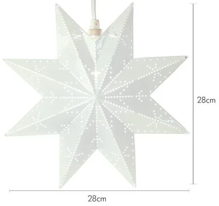 Classic Julstjärna 28 cm - vit - Belysning - Julbelysning - Jullampor