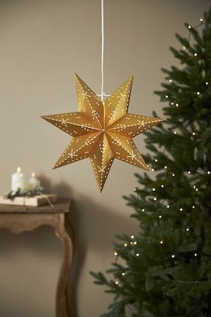 Classic Julstjärna 45 cm - guld - Belysning - Julbelysning - Jullampor
