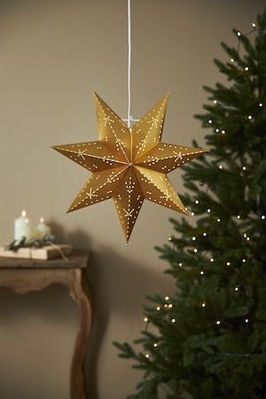 Classic Julstjärna 45 cm - guld - Belysning - Julbelysning - Jullampor