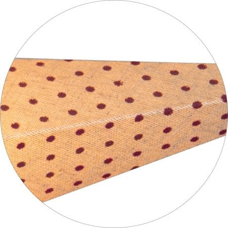 Cotton Adventsstjärna 60 cm - Jullampa i papper - Beige med röda prickar - Belysning - Julbelysning - Adventsstjärna