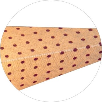 Cotton Pappersstjärna 60 cm - beige med röda prickar - Belysning - Julbelysning - Jullampor