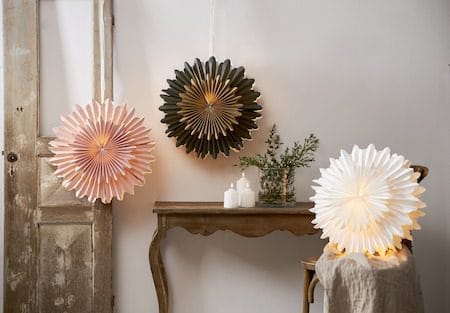 Crystal Pappersstjärna 50 cm - vit - Belysning - Julbelysning - Adventsstjärna