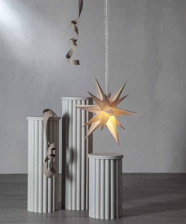 December Pappersstjärna 55 cm - beige - Belysning - Julbelysning - Jullampor