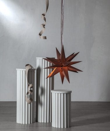 December Pappersstjärna 55 cm - brun - Belysning - Julbelysning - Jullampor