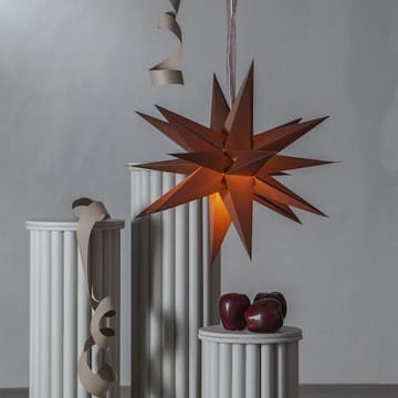 December Pappersstjärna 55 cm - brun - Belysning - Julbelysning - Jullampor