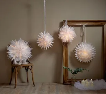Dis Pappersstjärna 45 cm - vit - Belysning - Julbelysning - Jullampor