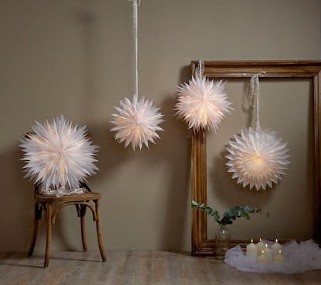 Dis Pappersstjärna 45 cm - vit - Belysning - Julbelysning - Jullampor