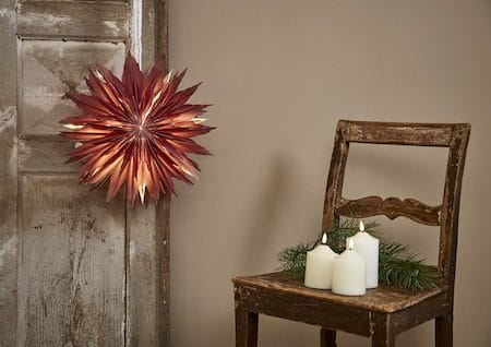 Dis Pappersstjärna 40 cm - röd - Belysning - Julbelysning - Jullampor