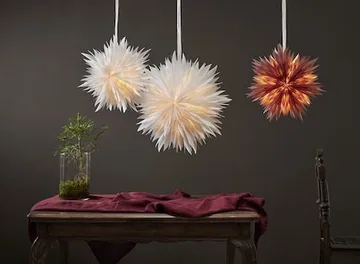 Dis Pappersstjärna 45 cm - vit - Belysning - Julbelysning - Jullampor