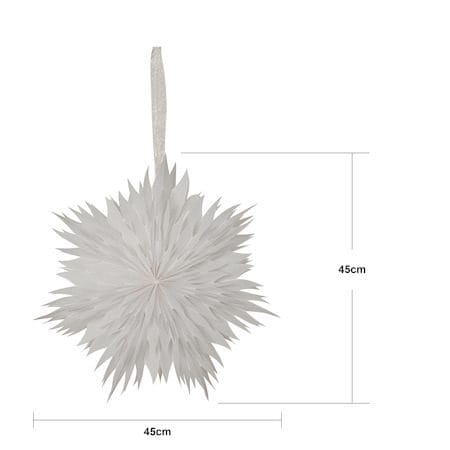 Dis Pappersstjärna 45 cm - vit - Belysning - Julbelysning - Jullampor