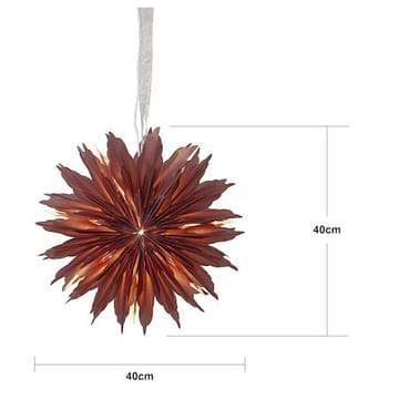 Dis Pappersstjärna 40 cm - röd - Belysning - Julbelysning - Jullampor
