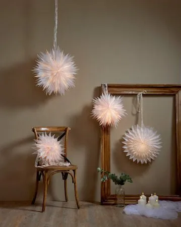 Dis Pappersstjärna 45 cm - vit - Belysning - Julbelysning - Jullampor