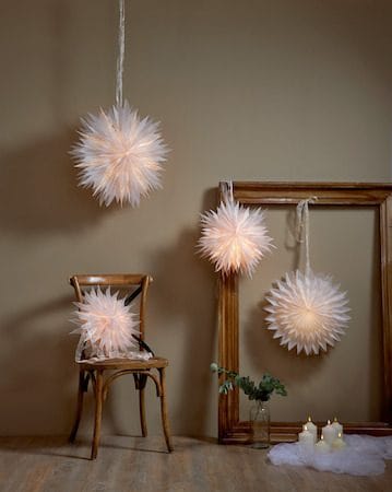 Dis Pappersstjärna 45 cm - vit - Belysning - Julbelysning - Jullampor