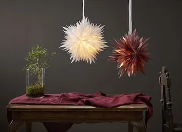 Dis Pappersstjärna 45 cm - vit - Belysning - Julbelysning - Jullampor