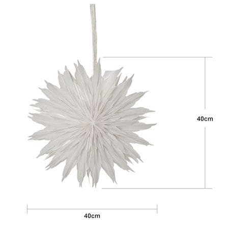 Dis Pappersstjärna 40 cm - vit - Belysning - Julbelysning - Jullampor