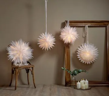Dis Pappersstjärna 45 cm - vit - Belysning - Julbelysning - Jullampor