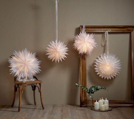 Dis Pappersstjärna 45 cm - vit - Belysning - Julbelysning - Jullampor