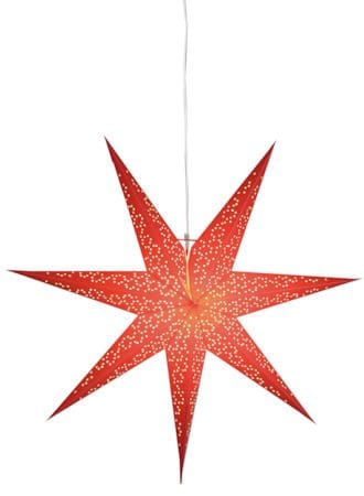 Dot Pappersstjärna 70 cm - röd - Belysning - Julbelysning - Jullampor
