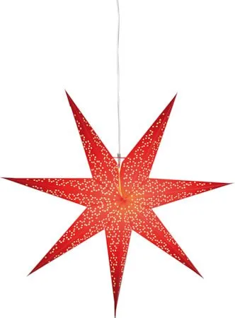Dot Pappersstjärna 70 cm - röd - Belysning - Julbelysning - Jullampor