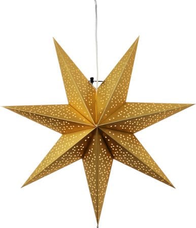Dot Pappersstjärna 54 cm - guld - Belysning - Julbelysning - Jullampor