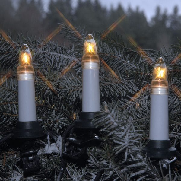 Erik Julgransbelysning 11 cm - vit och grön - Belysning - Julbelysning - Jullampor