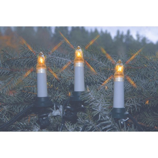 Erik Julgransbelysning 11 cm - vit och grön - Belysning - Julbelysning - Jullampor