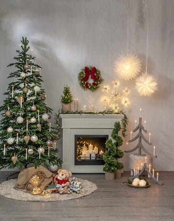 Flamme Julgransbelysning - vit och grön - Belysning - Julbelysning - Jullampor